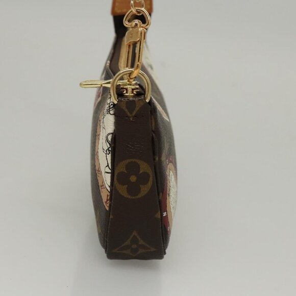 LOUIS VUITTON Monogram Patch Mini Pochette Accessoires Pouch M95804 Auth 117... - Picture 5 of 16